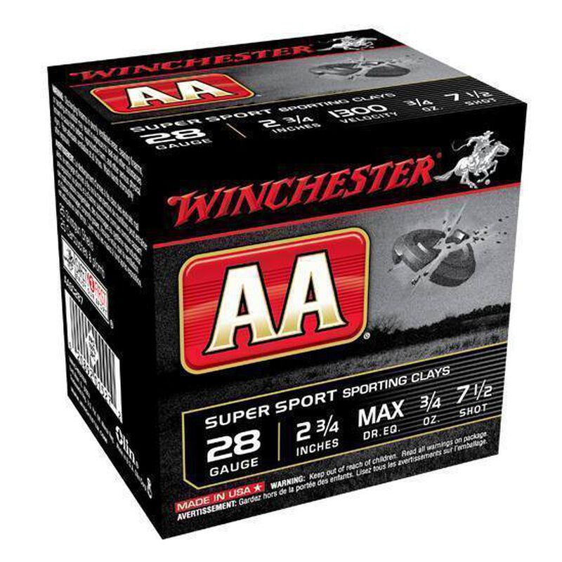Winchester AA Super Sport 28 Gauge Ammuntion 500 Rounds