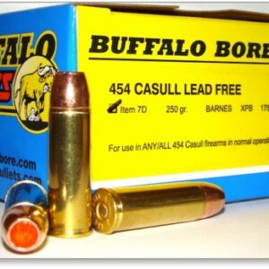 Buffalo Bore Ammunition 454 Casull 360 Grain Lead Long Wide Nose 500 Rounds