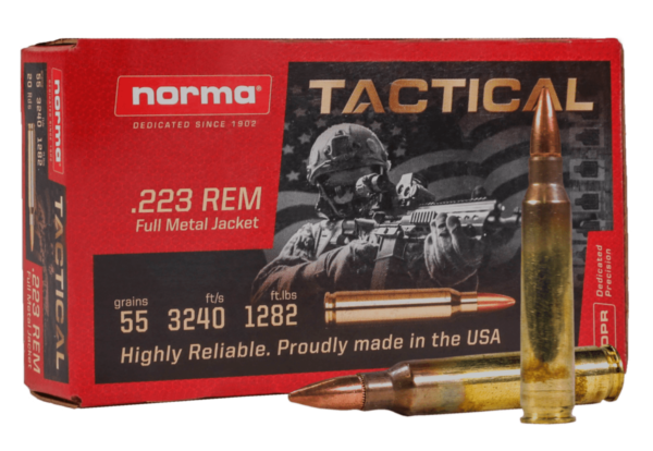 .223 REM – 55 GR – FMJ – NORMA TACTICAL