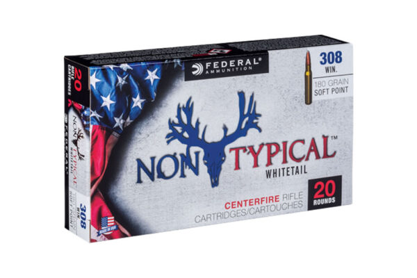 Federal 308 Winchester 180 gr Non-Typical Soft Point 500Rds