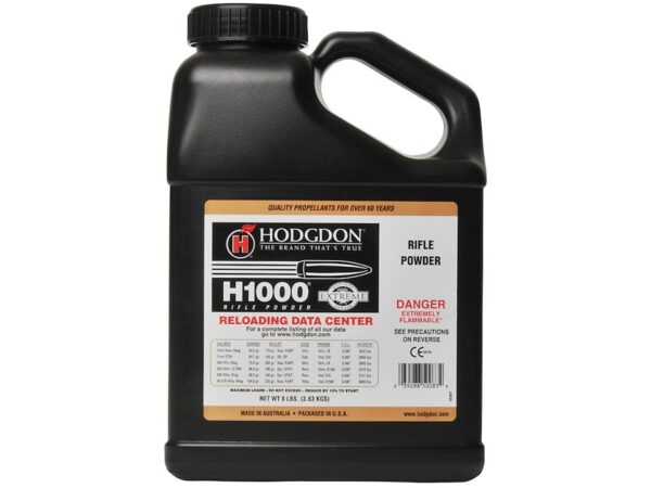 Hodgdon H1000 Smokeless Gun Powder (8lb)