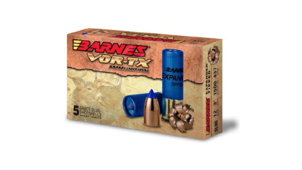 Barnes Vor-Tx 12 Gauge 2.75 in Expander Tipped Shotgun Slug Loads - 5 Rounds